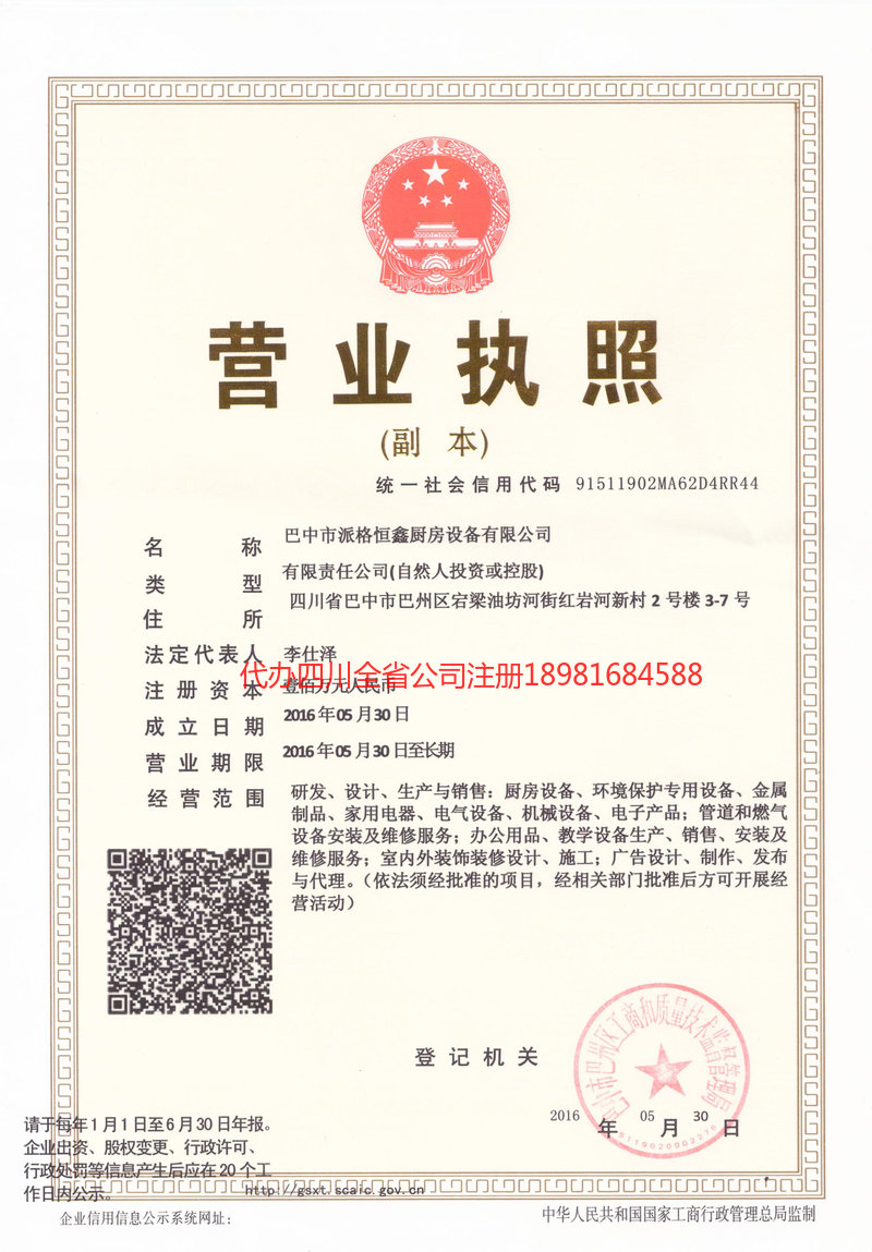 长沙长沙派格恒鑫厨房设备有限公司